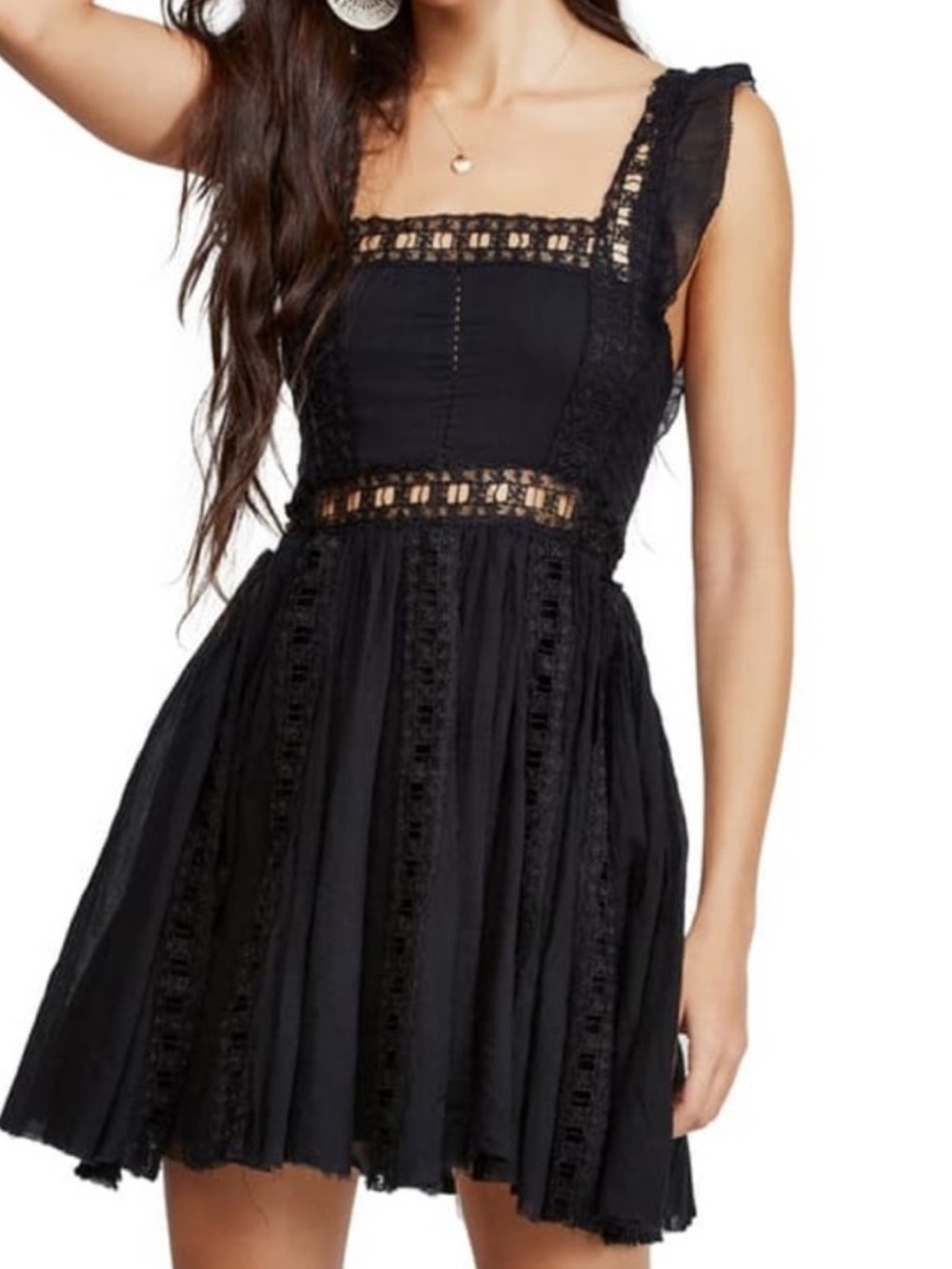 Free People Verona Cotton Mini Dress